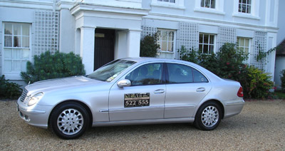 Silver Mercedes